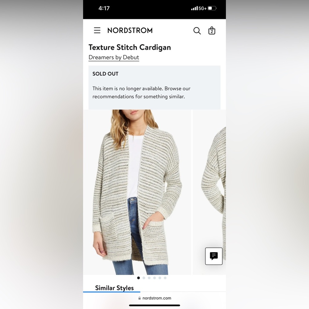 Dreamers Textured Stitch Cardigan